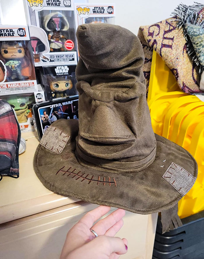 Make The Sorting Ceremony Come Alive Right In Your Living Room With This Uber-Realistic, Chatty Harry Potter Sorting Hat!