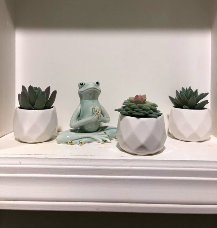 Fake Succulent Plant Set: Because let's face it, watering is way too high maintenance for your packed schedule. It's decor that uplifts your mood and, best of all, there's zero risk of ever killing them.