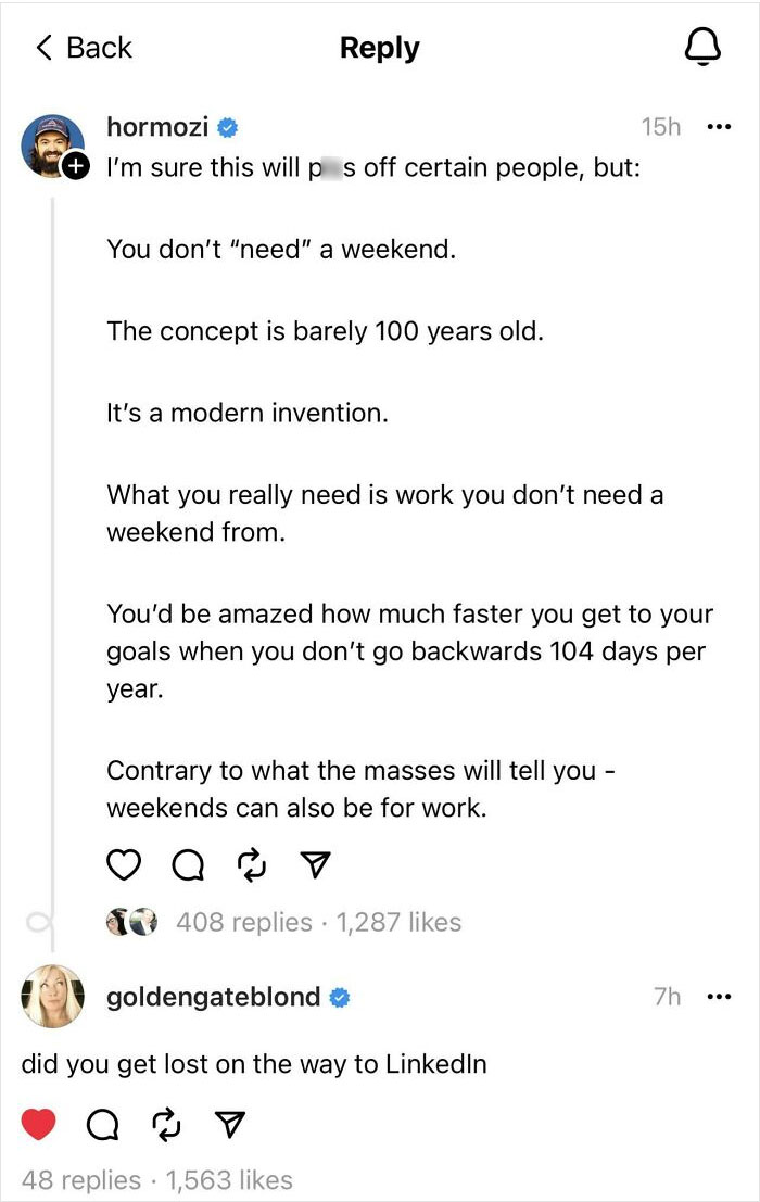 You Don't Need A Weekend