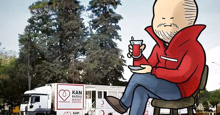 Architect Inserts Drawn Giant Characters Into Turkish Urban Landscapes (70 New Pics)