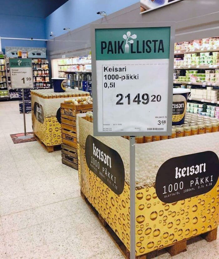 They're Selling A Thousand Pack Of Beer In Finland