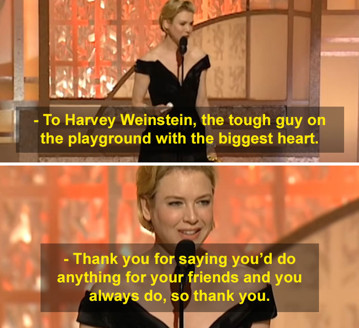 Harvey Weinstein Praised By Celebrities