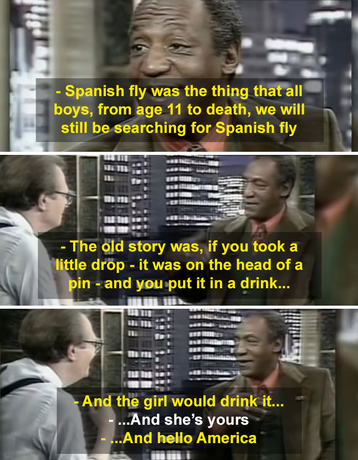 Bill Cosby Talks About Spanish Fly With Larry King
