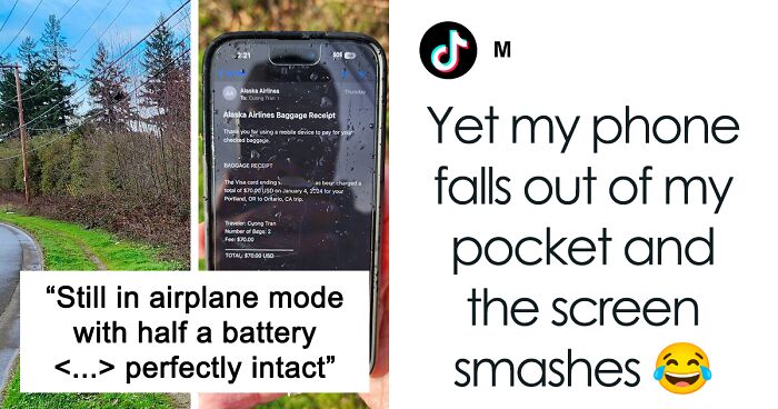 Phone Survives Falling From The Already Viral Alaska Airlines Flight Where A Door Was Lost