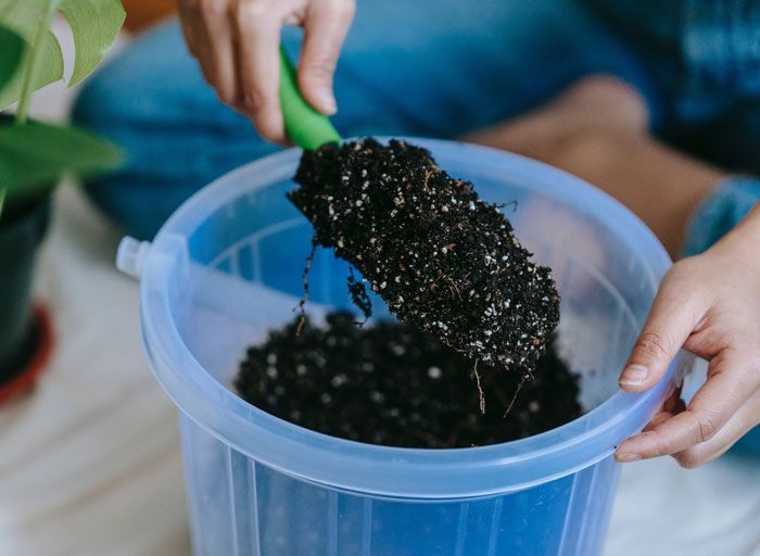 Fertilizer in a bucket Fertilizer in a bucket