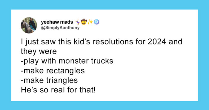 People Are Cracking Up About 35 Hilarious New Year Resolutions From And About Kids Circulating On X