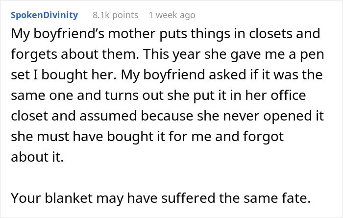 Woman Is Regifted The Same Present She Gave Her BF’s Mom, Others Share Similar Stories Online