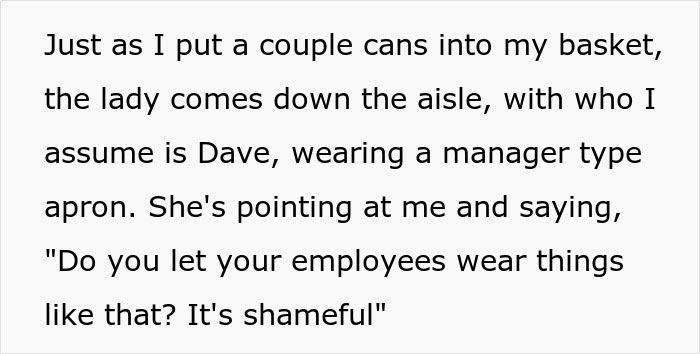 Woman Berated By Karen Over Her “Shameful” Outfit, Watches Her Audacity Change To Embarrassment Woman Berated By Karen Over Her “Shameful” Outfit, Watches Her Audacity Change To Embarrassment