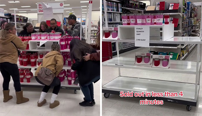 People Line Up At 3 A.M. Just To Get Stanley’s Limited Edition Valentine's Day-Themed Cups