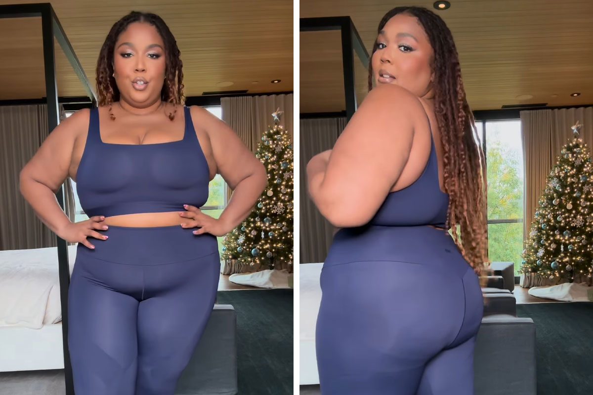 Lizzo Shows Off Slimmed-Down Figure While Modeling Her Shapewear