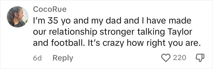 Men Keep Whining About Taylor Swift At NFL Games, This Dad Came Online To Tell Us Why They Shouldn’t Men Keep Whining About Taylor Swift At NFL Games, This Dad Came Online To Tell Us Why They Shouldn’t