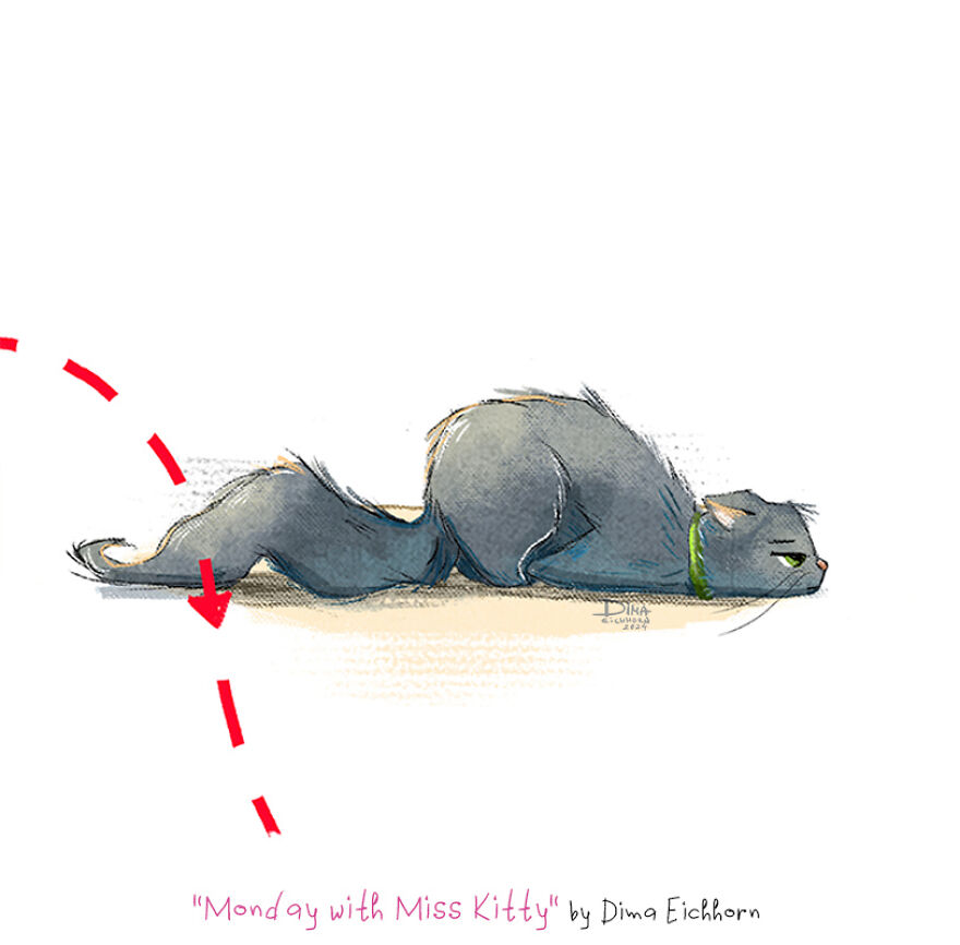 I Wrote And Illustrated A Book About A Day In The Life Of A Cat!