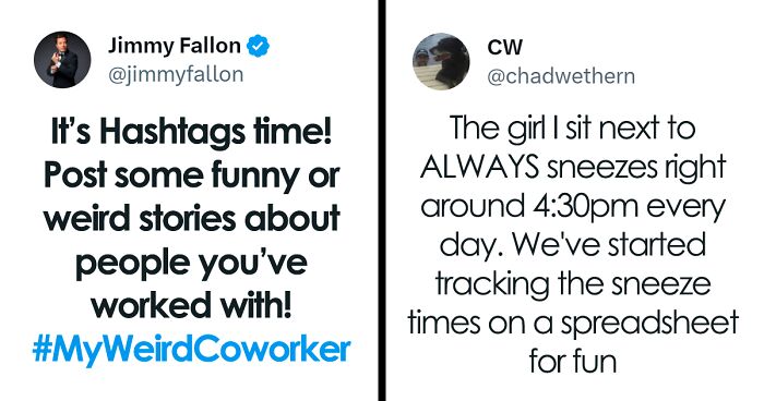 30 Of The Best Answers To Jimmy Fallon’s “My Weird Coworker” Challenge