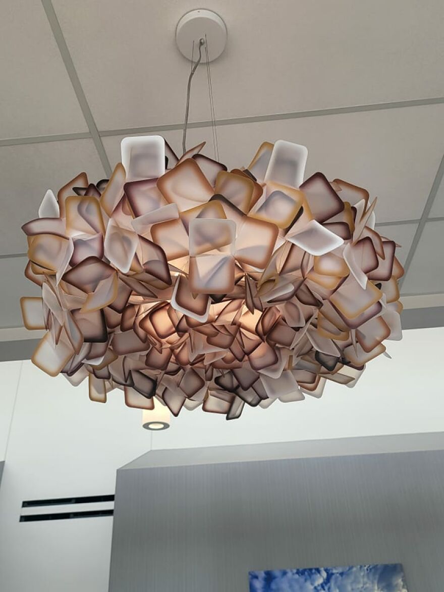 This Hanging Light In My Doctor's Waiting Room