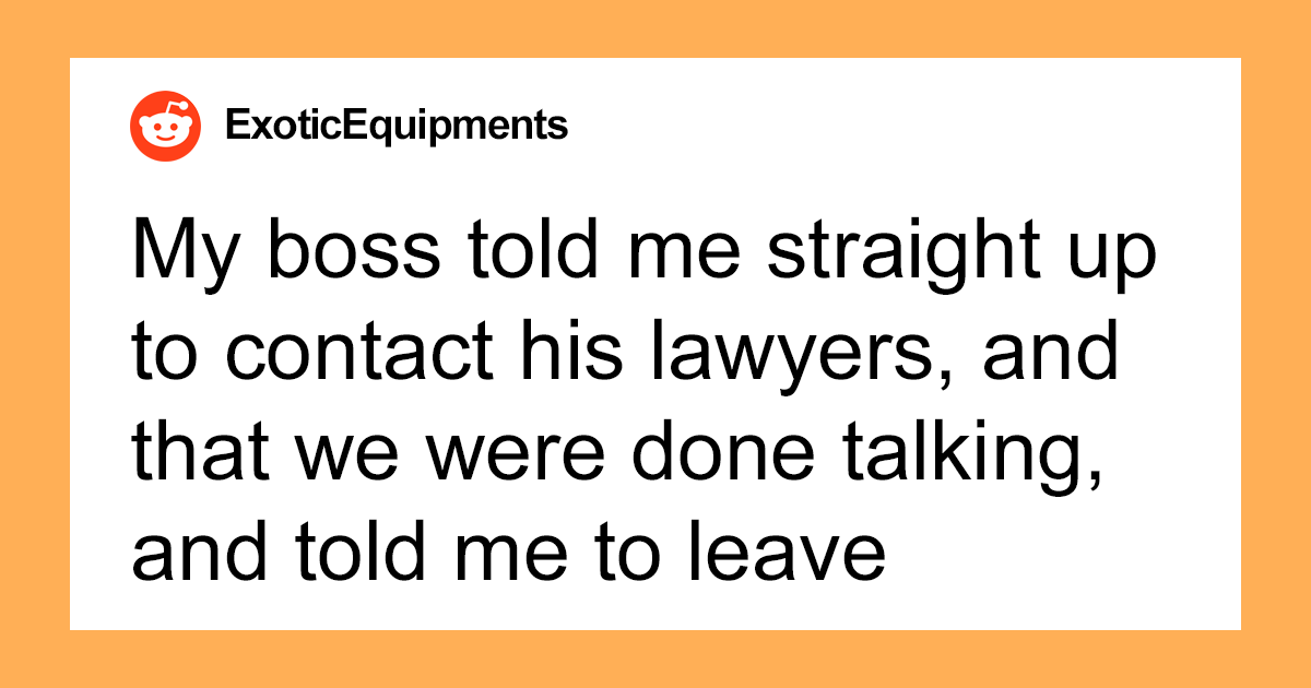 Boss Loses "Big Time" After Telling Ex-Worker To Get A Lawyer And They Find More Costly Mistakes - Vimarsana News