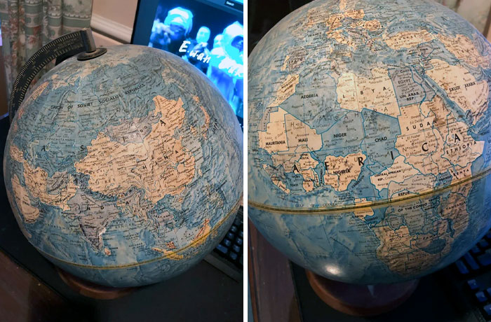 I Found This Globe In My Old House Attic, And I Was Wondering If Anyone Could Identify The Year Of This Globe?