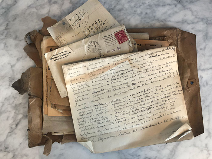 Electrician Found This Stack Of Letters/Papers From 1924 In My Dining Room Ceiling