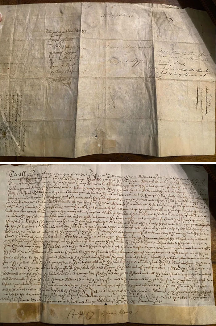 I Found This In My Late Grandfather's House. It's Dated 1639 And Written In Cursive. Unfortunately I'm In My 20's So I Can't Read Cursive