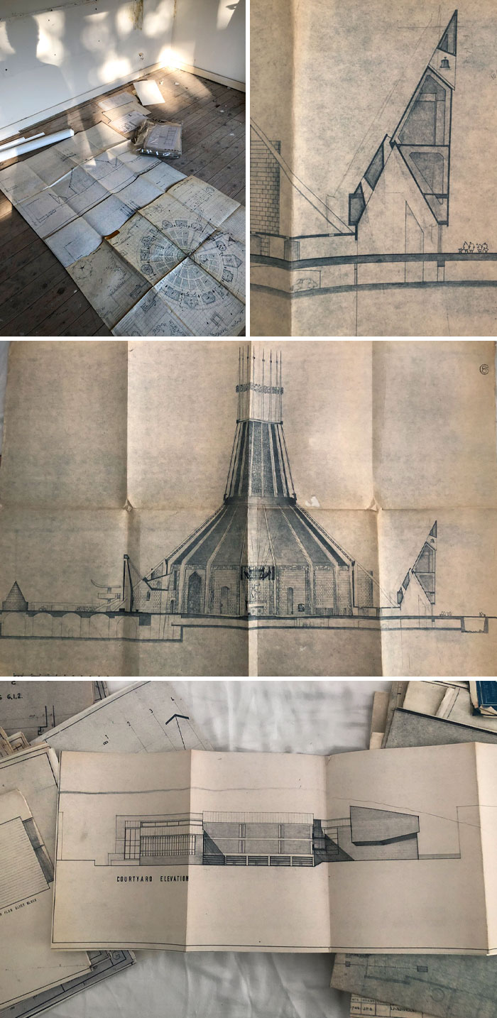 We're Renovating A House, And Just Found A Cache Of Blueprints Drawn By The Last Owner Under The Floorboards