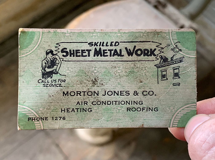 This Business Card I Found In Our Attic Has A 4-Digit Phone Number. The House Was Built In 1890