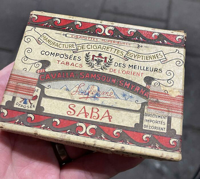 Cardboard Cigarette Box Found Beneath The Floorboards During Renovation