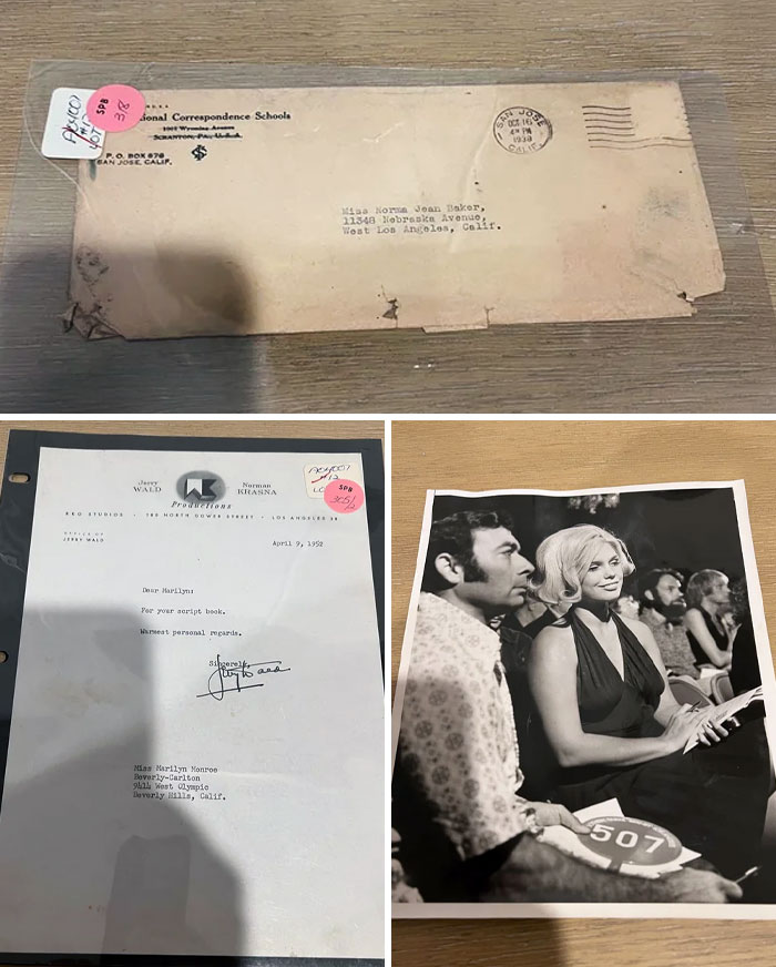 I Found This In The Garage Of A House I'm Remodeling, And Before You Say I'm Stealing It, I Own The House. It Looks Like Marilyn Monroe's Original Letter
