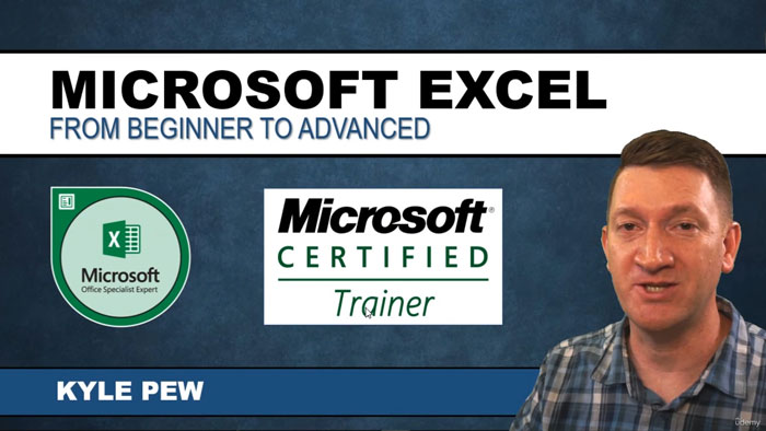 Master the Art of Spreadsheets with Microsoft Excel: From Beginner to Advanced. Level up your office game, automate your daily tasks, and wow your boss with this comprehensive Excel training course.