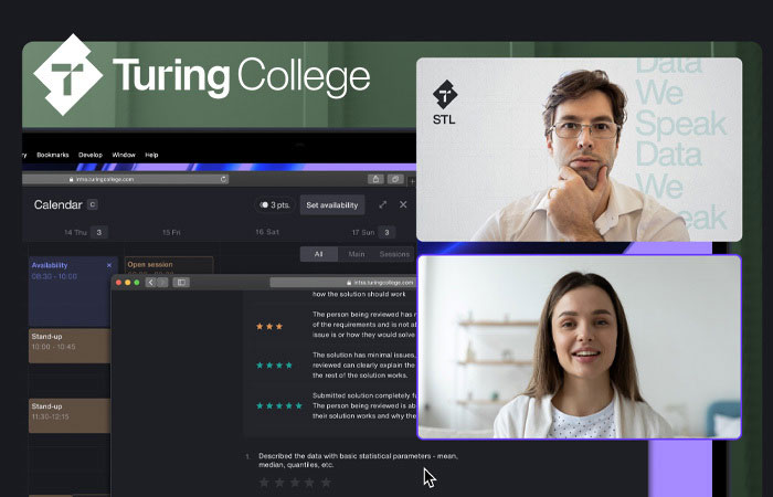 Turing College: Boost Your Tech Skills on Your Own Schedule! Learn and grow at your own pace with personalized, hands-on education and skyrocket into an exciting new career or upgrade your current one, without hitting pause on your life.