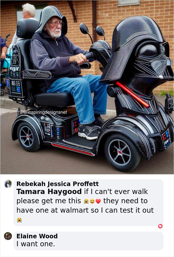 This Darth Vader Mobility Scooter Though!