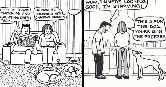 45 Relatable Comics About The Reality Of Owning A Dog From The Series “Off The Leash”