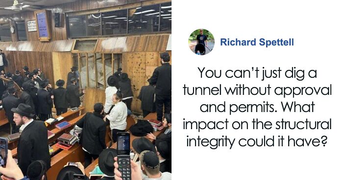 Riot Unfolds As Police Obstruct Orthodox Men’s Secret Underground Tunnel In Brooklyn Synagogue