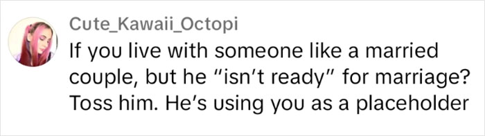 Woman Asks If It’s Stupid To Wait For BF To Marry Her, Gets A Reality Check Woman Asks If It’s Stupid To Wait For BF To Marry Her, Gets A Reality Check