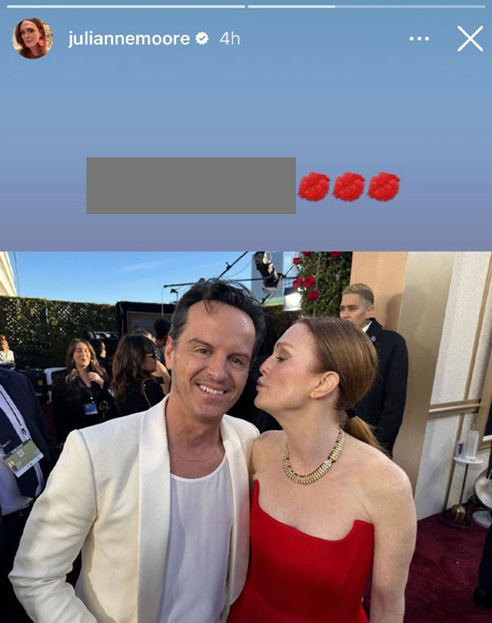 Julianne Moore Accidentally Leaked Andrew Scott's Private Instagram Account
