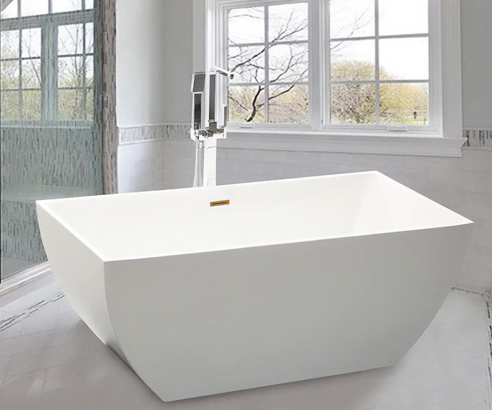 Image of white bath