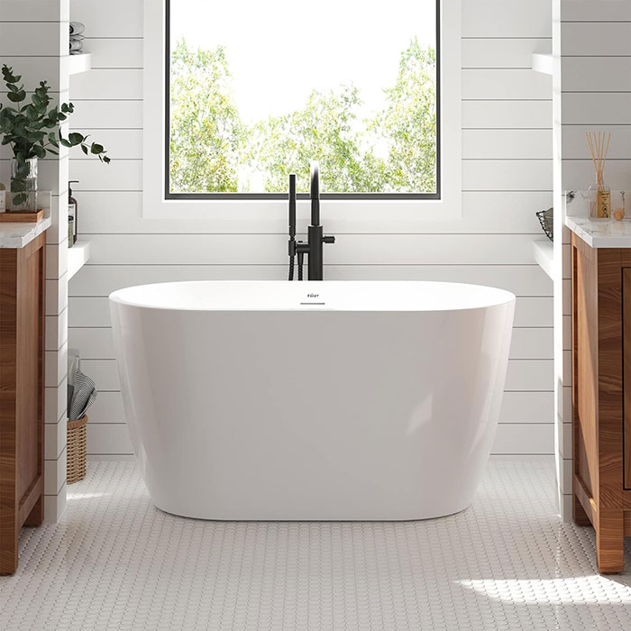 Image of white bath