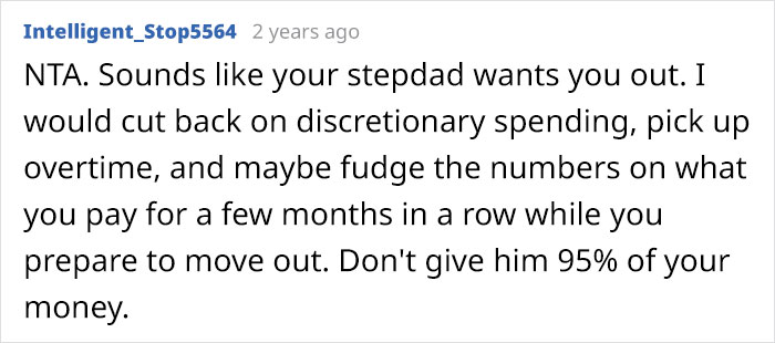Teen Refuses To Give Up 95% Of His Paycheck As Rent, Parents Are Furious Teen Refuses To Give Up 95% Of His Paycheck As Rent, Parents Are Furious