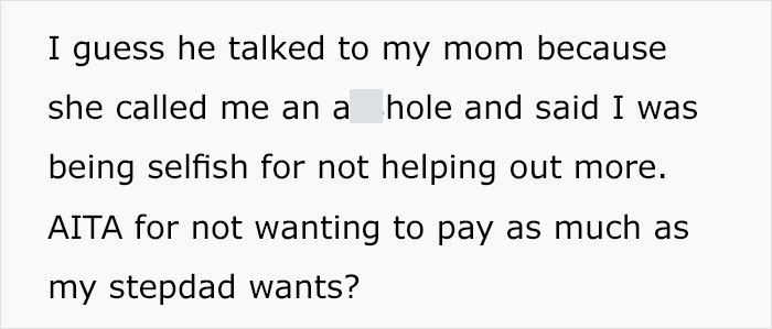 Teen Refuses To Give Up 95% Of His Paycheck As Rent, Parents Are Furious Teen Refuses To Give Up 95% Of His Paycheck As Rent, Parents Are Furious