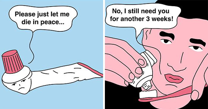30 Comics Exaggerating Modern-Day Issues That Highlight Their Absurdity By Domien Delforge (New Pics)