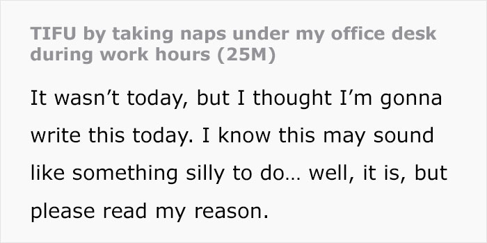 Engineer Decides To Nap Instead Of Working, Soon The Plan Backfires And Leaves Him Embarrassed