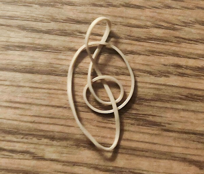 I Noticed That My Rubber Band Looks Like A Musical Symbol