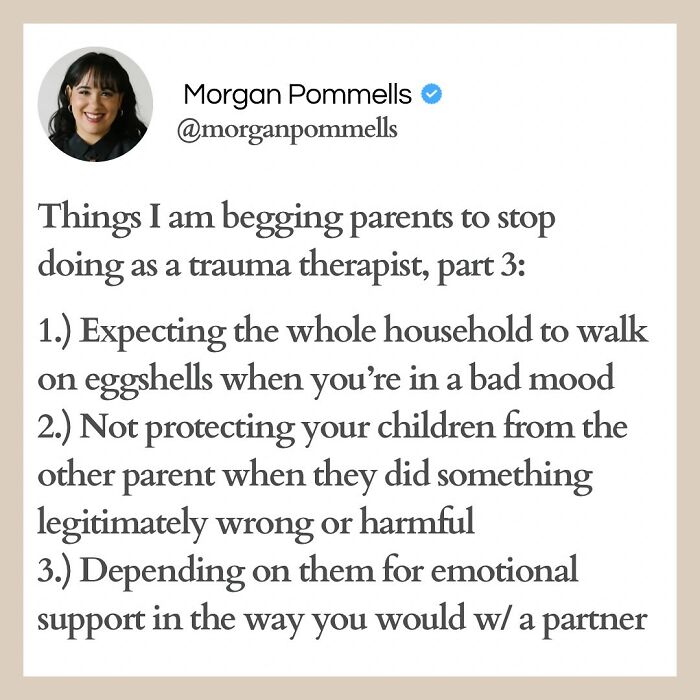 Trauma Therapist Goes Viral With Series Of “Things I Am Begging Parents To Stop Doing”