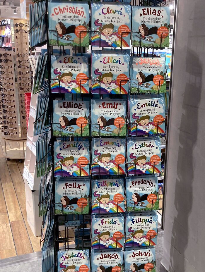 These Children’s Books At The Mall Only Have Stories About Wizards For The Boy Names, And Stories About Unicorns For The Girl Names
