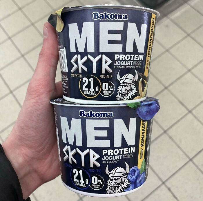 The Viking Yogurt For Manly Man Only