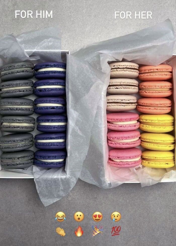 Apparently, Men Don’t Deserve Bright-Colored Macaroons