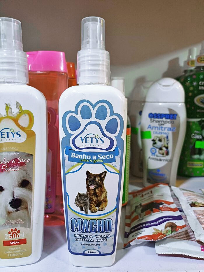 This Shampoo Is For Male Cats And Dogs