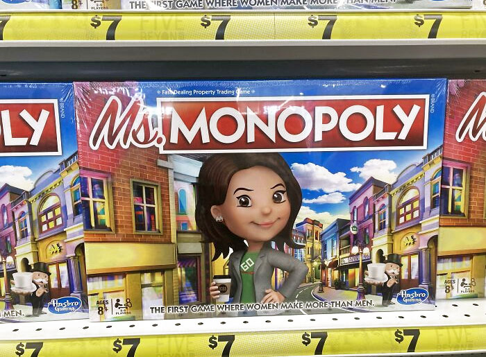 Kinda Torn About This One. It Appears To Just Be Monopoly, But With Mr. Monopoly's "Self-Made Girl-Boss" Niece On The Cover