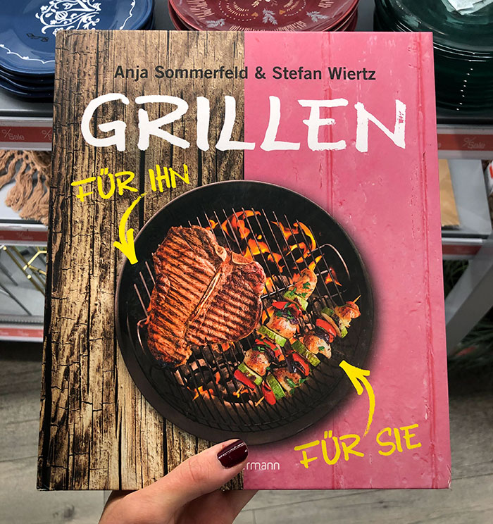 This German BBQ Cookbook With Recipes "For Him" And "For Her"