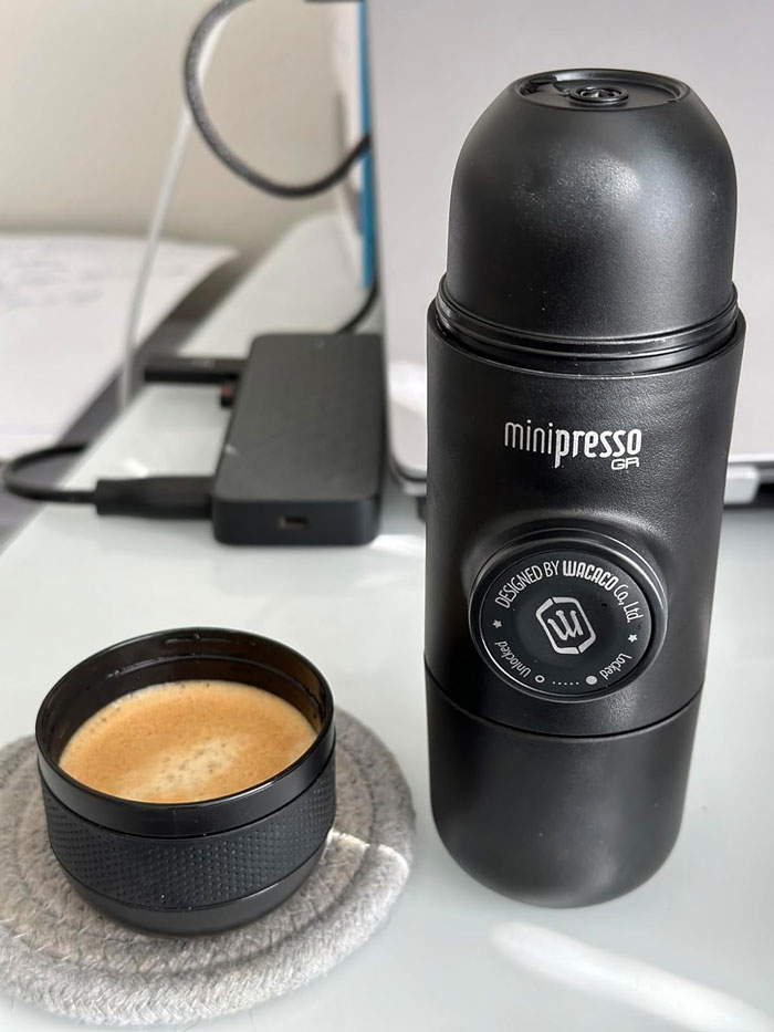 Serve Up Barista-Level Espresso Anywhere, Any Time With The Compact, Manual Wacaco Minipresso Gr - It's The Ideal Gadget For The Caffeine-Addicted Boyfriend