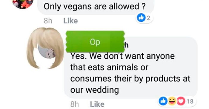 Vegan Bride Uninvites All Meat-Eaters, Goes Viral For All The Wrong Reasons