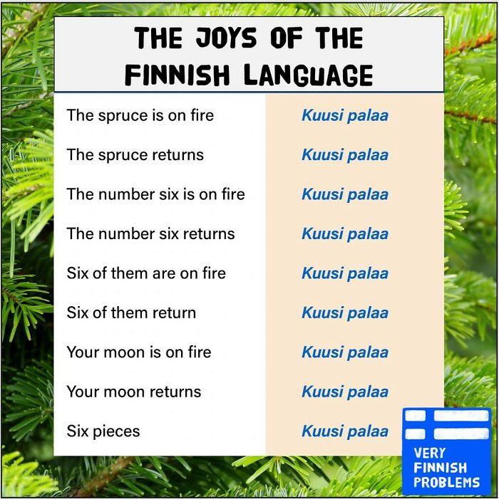 When People Say Finnish Is Hard